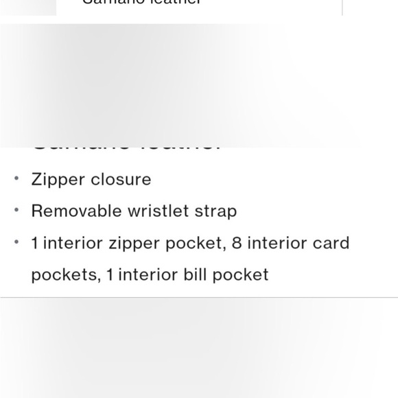 New Tory Burch Robinson Crosshatch Saffino leather Continental Wallet Wristlet - Picture 5 of 15